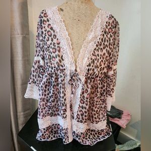 Leopard Baby doll shirt